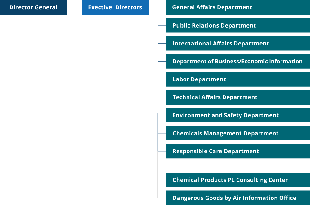 Organization Chart of JCIA Secretariat